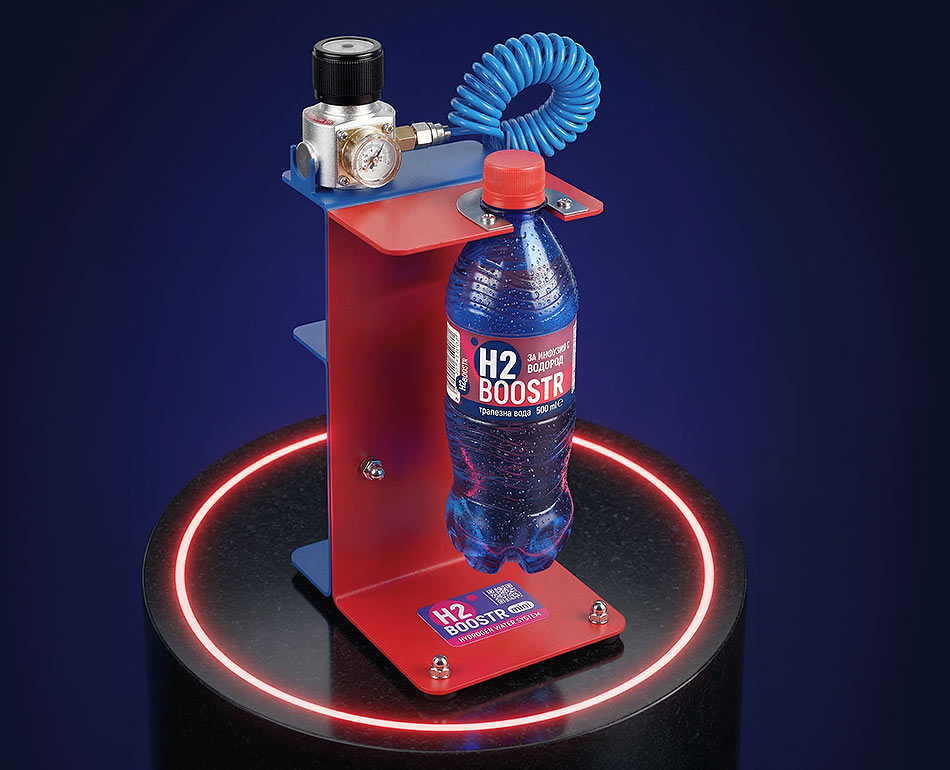 H2BOOSTR Mini — hydrogen water system with 100% pure molecular hydrogen