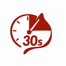 Ready in 30 seconds